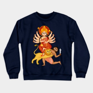 Goddess Durga Crewneck Sweatshirt